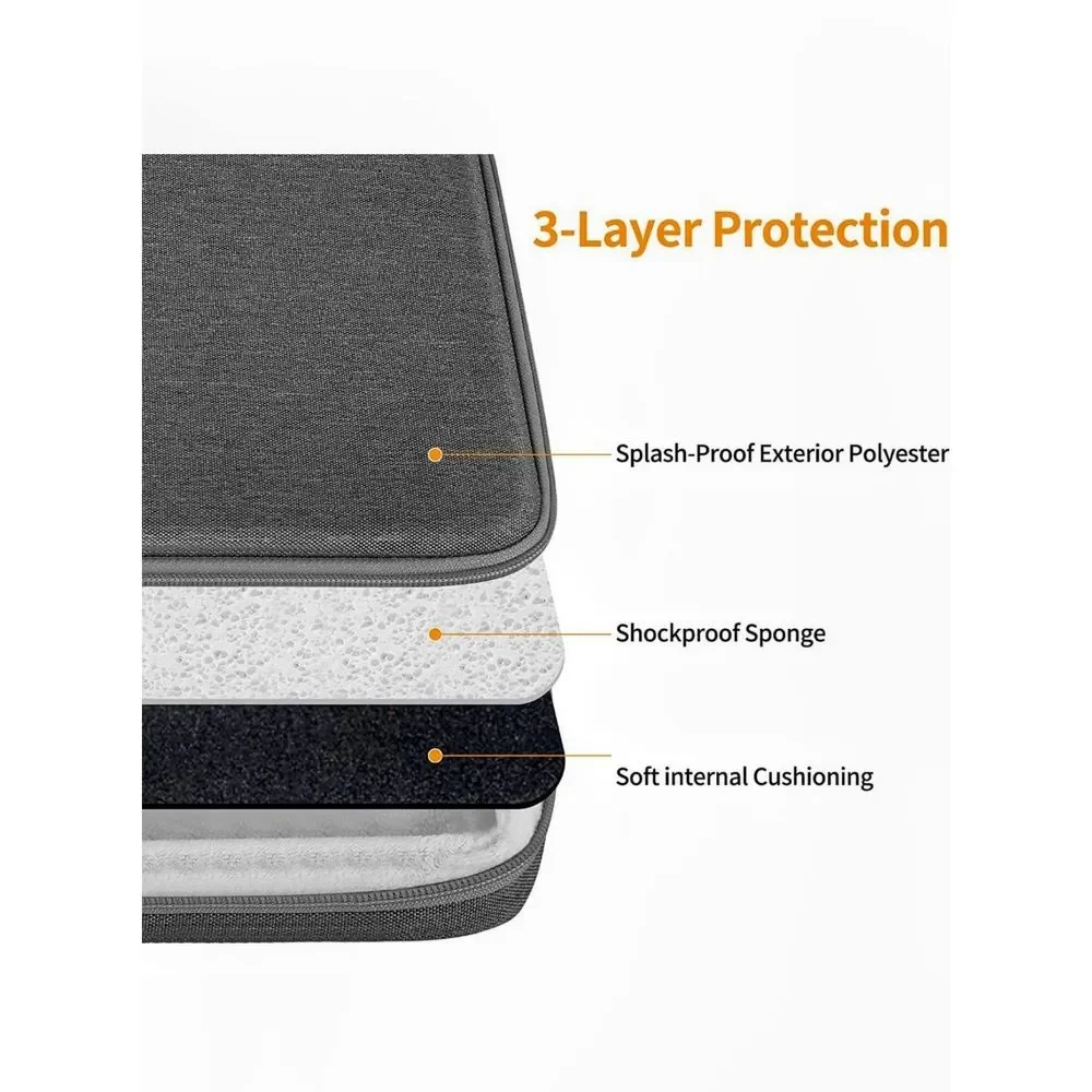 Laptop Case Bag 13.3 Inch Water Repellent Black